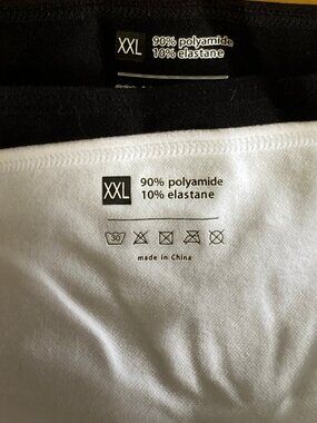Shapewear Set, 2 XL, Black + White, NWT, Body Contour, Compression, Seamless